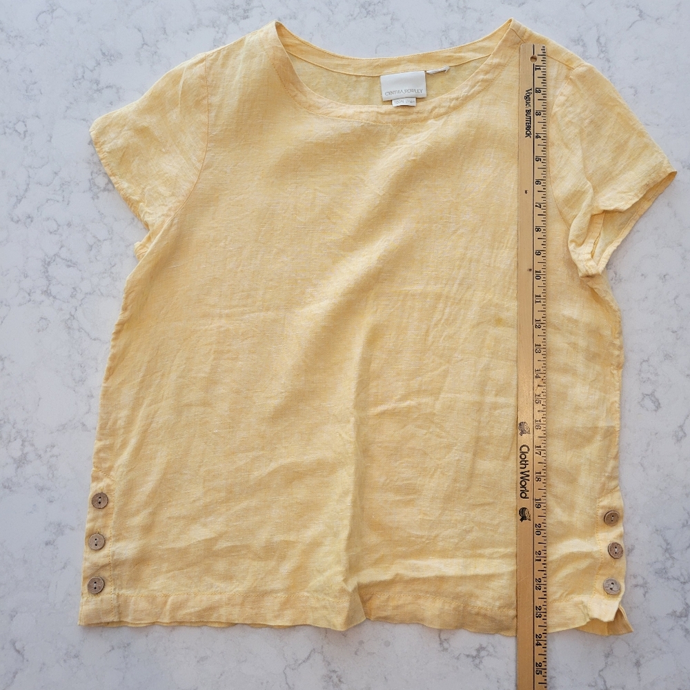 Cynthia Rowley Yellow Blouse
